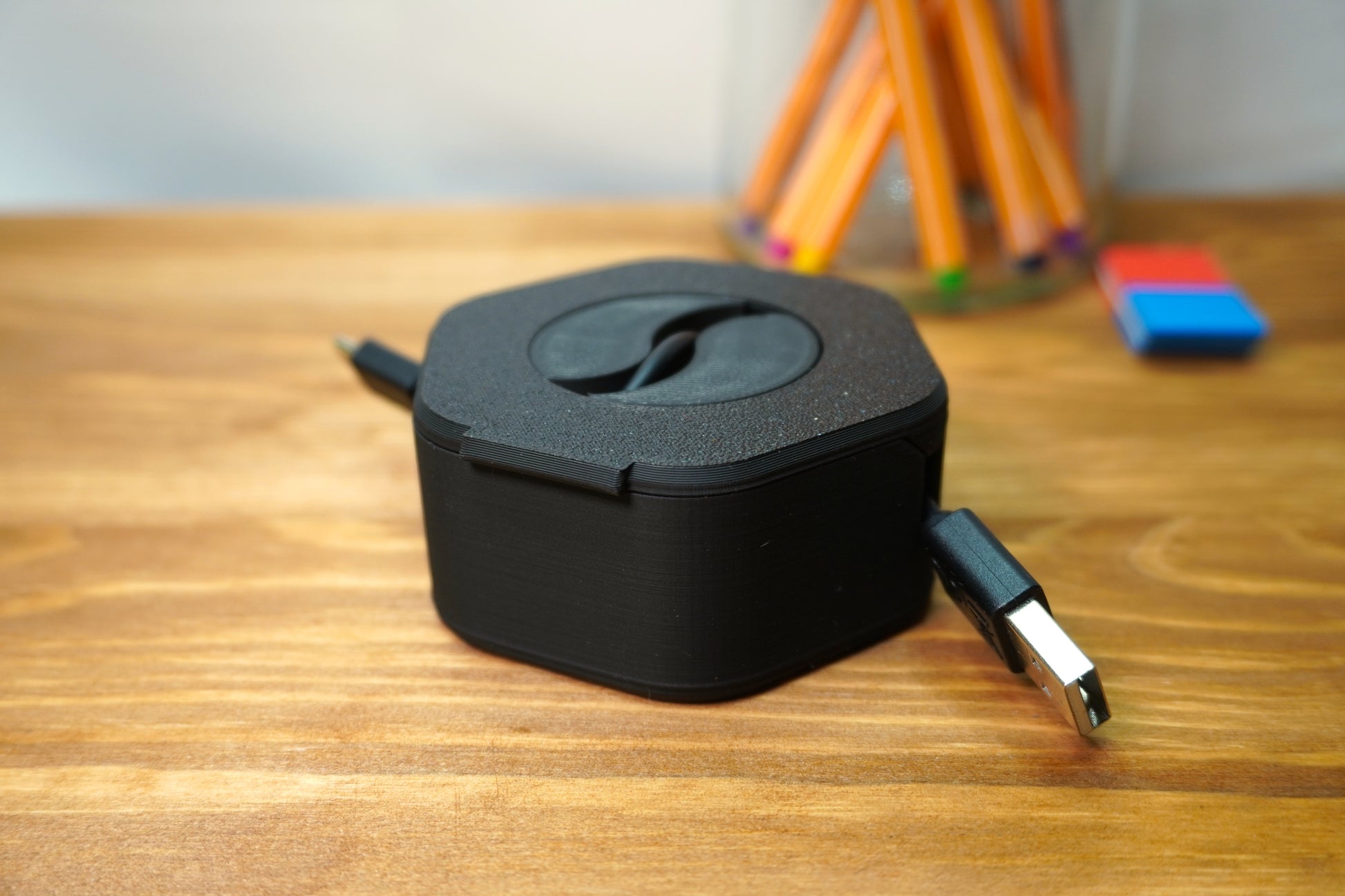 Kabelorganizer für unterwegs in verschiedenen Größen, ideal für Ladekabel und Kopfhörer, Farbe frei wählbar