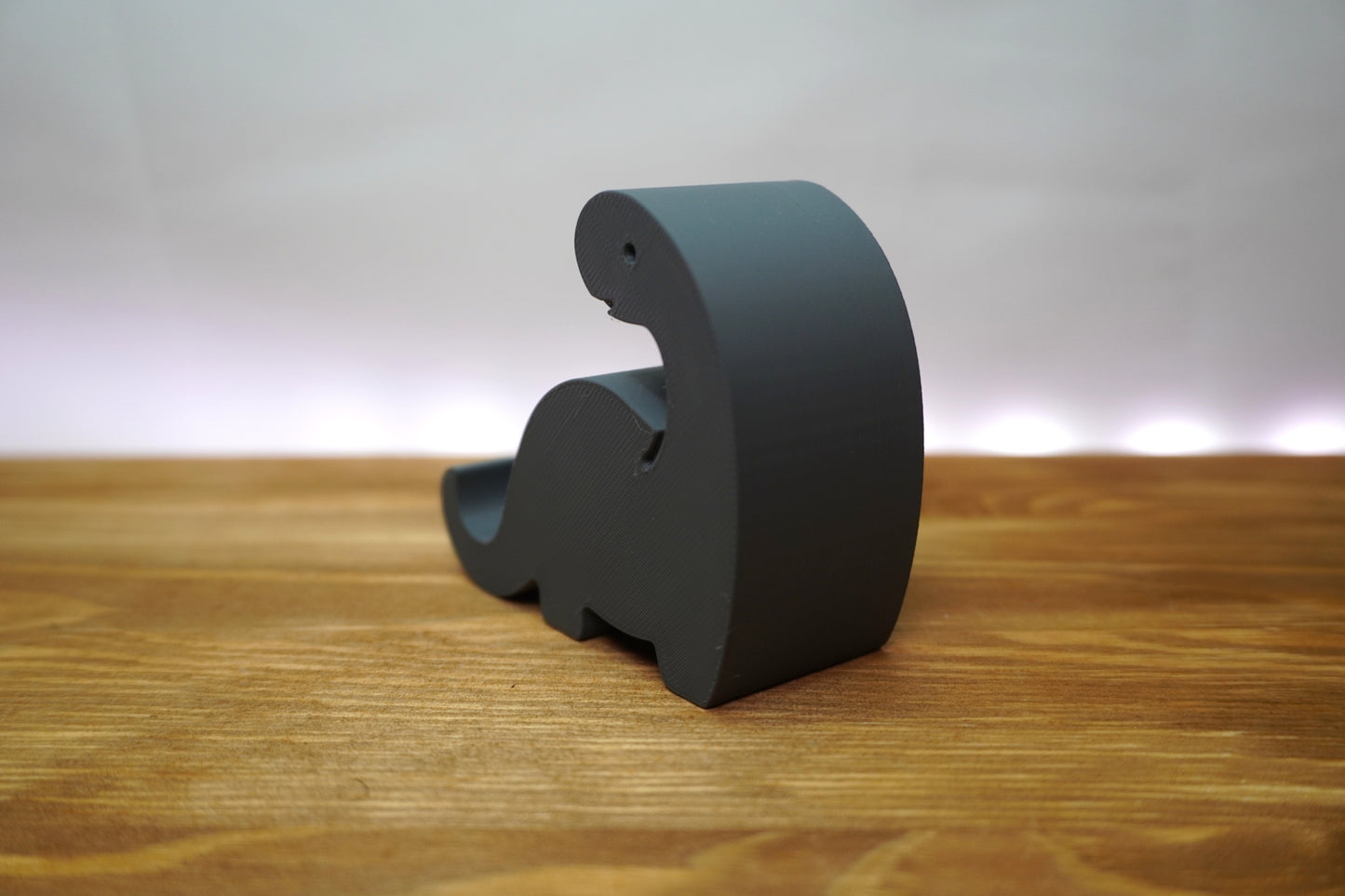 Handyhalterung im Dinosaurier-Design – Farbe frei wählbar, ideal für Schreibtisch und Co.