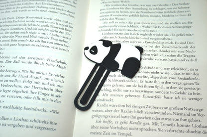 Lesezeichen in Pandaform, ideal zum Markieren der Buchseite und als dekorativer Hingucker