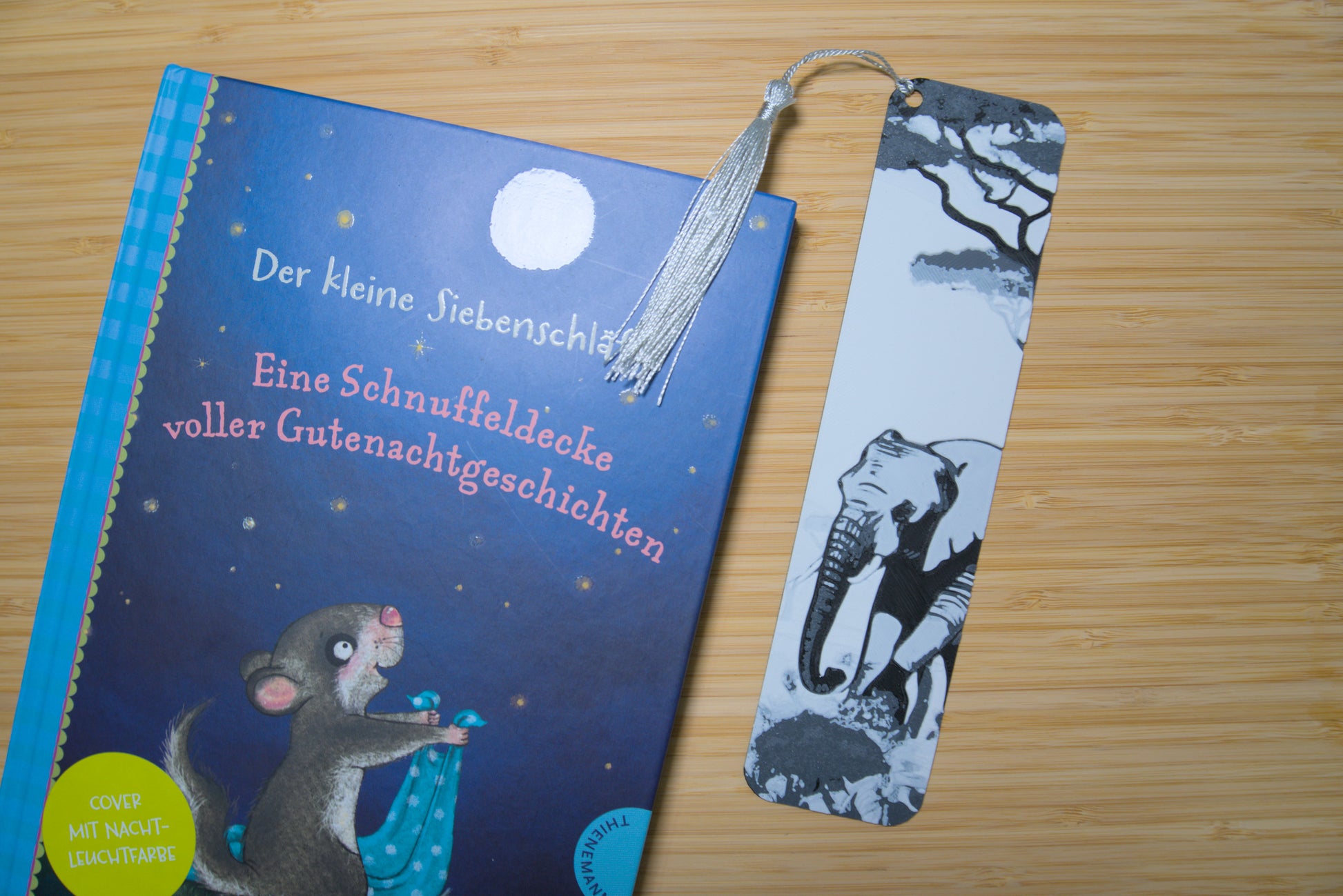 Afrikanisches Elefanten-Lesezeichen für Tierliebhaber und Bücherfreunde, stilvoll und praktisch