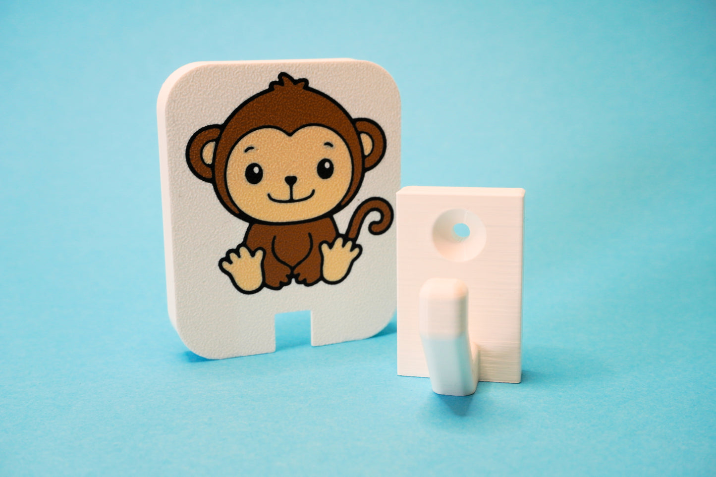 Safari-Handtuchhalter für Kinder – Tierischer Badspaß in Wunschfarbe