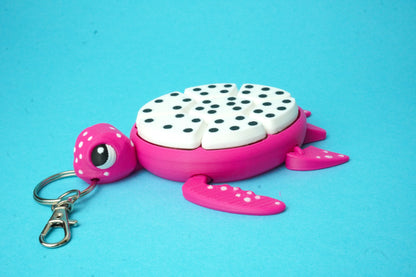 Fruit Turtle Fidget Clicker – Fruchtige Schildkröten im Keychain-Format