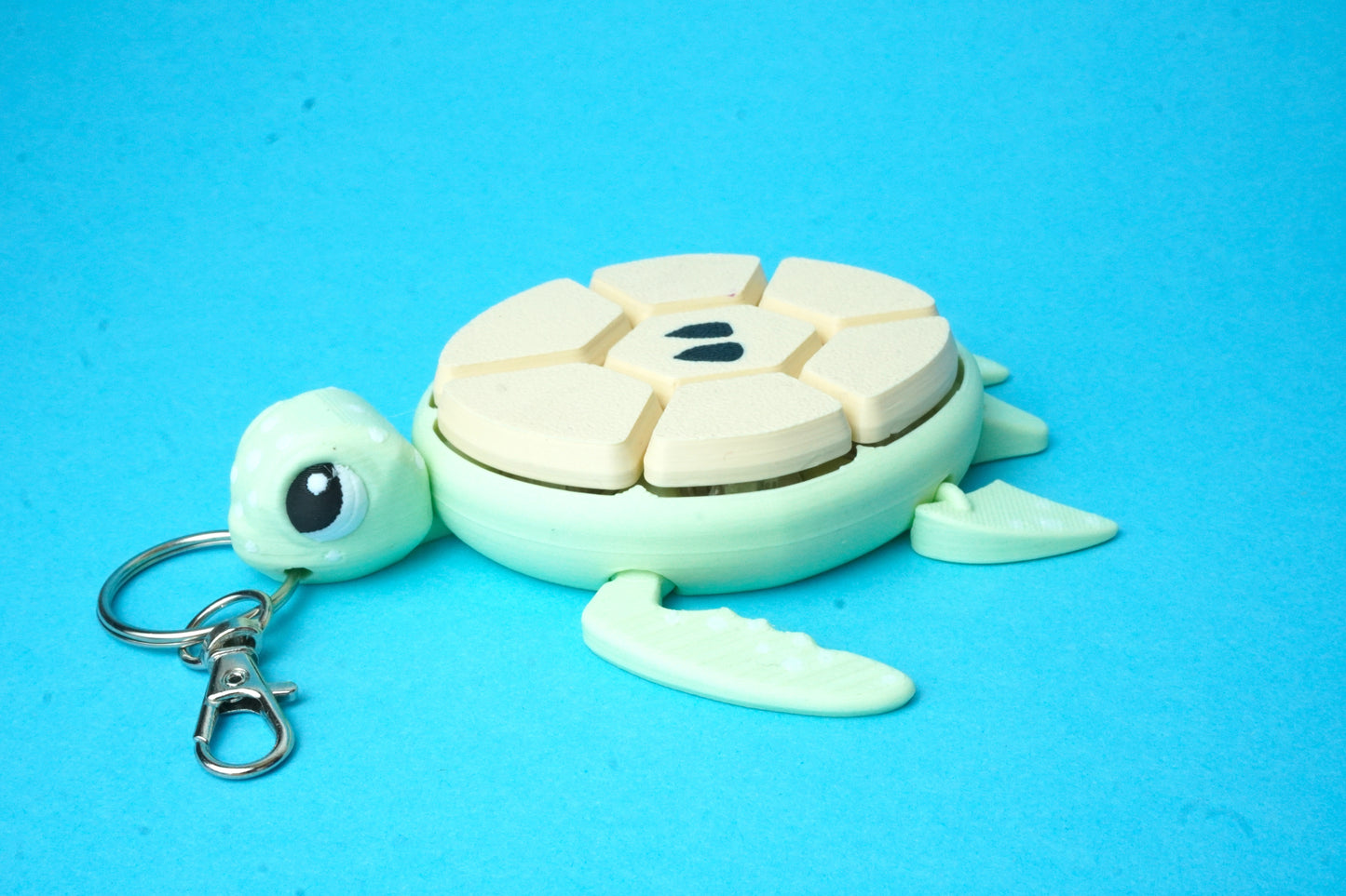 Fruit Turtle Fidget Clicker – Fruchtige Schildkröten im Keychain-Format
