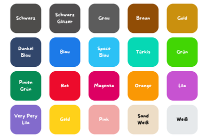 Stifthalter mit Voronoi-Muster – Farbe frei wählbar für Korpus, Rand und Boden