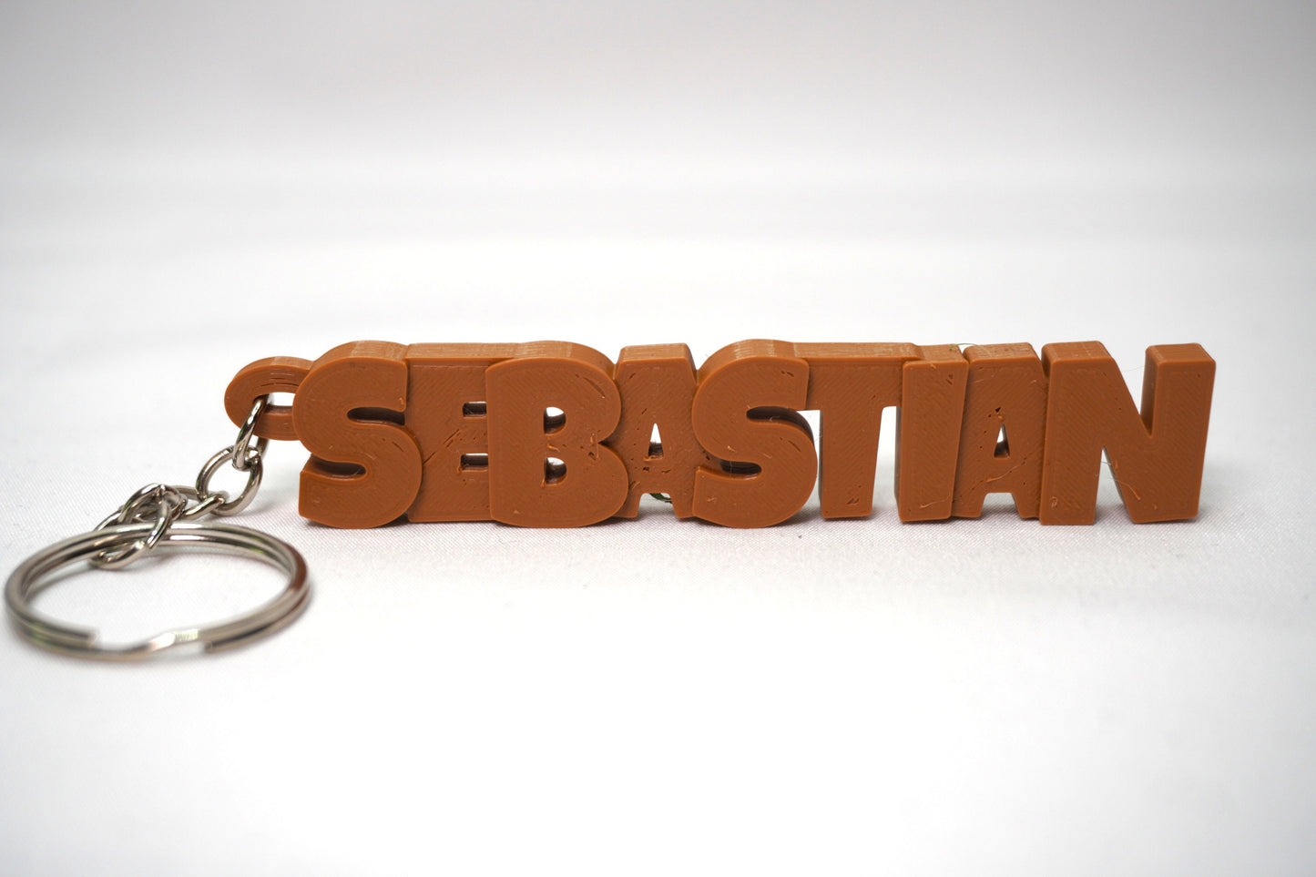 Personalisierter Schlüsselanhänger "Lucky" mit Namen –  Farbe und Name frei wählbar