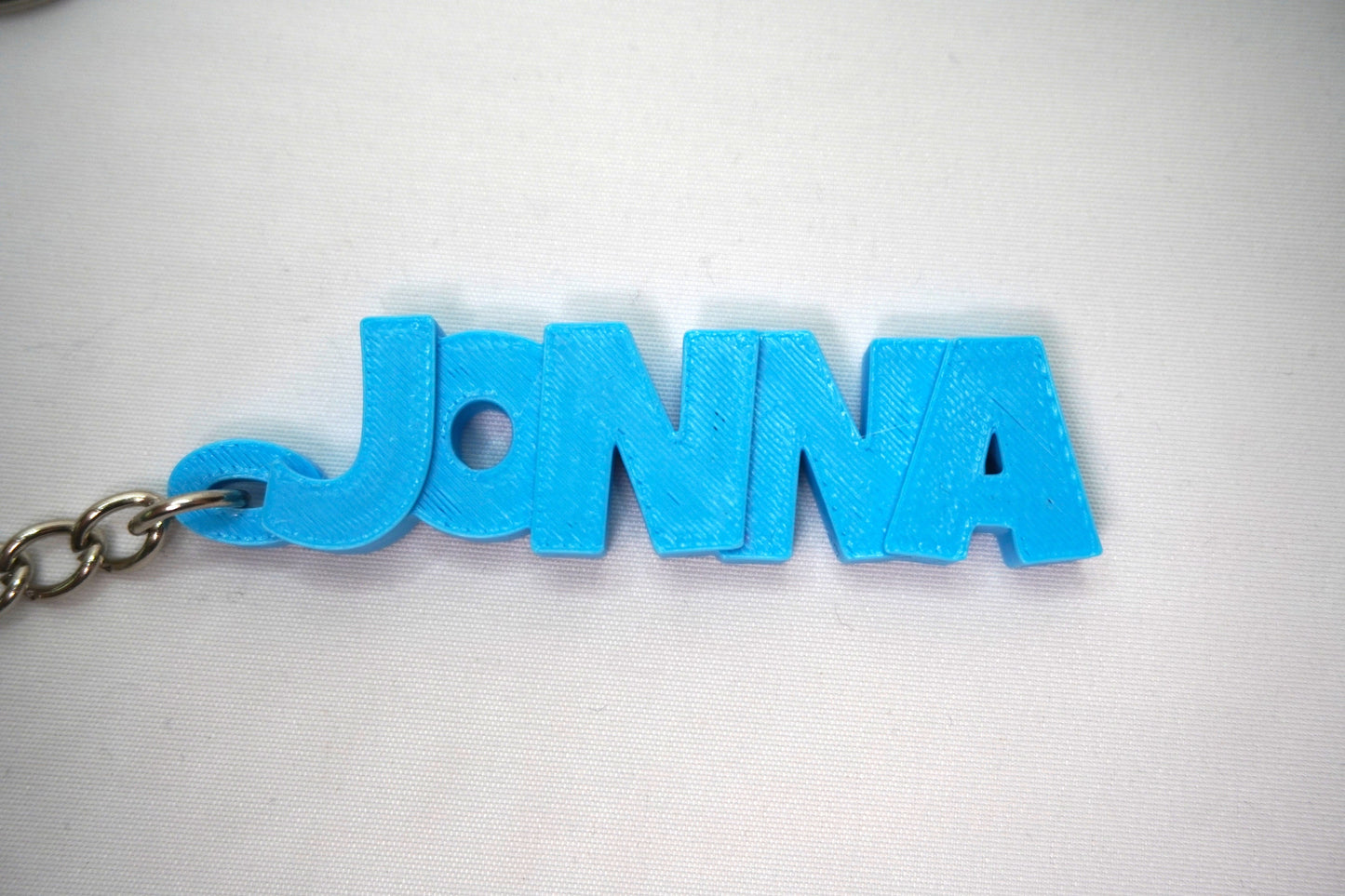 Personalisierter Schlüsselanhänger "Lucky" mit Namen –  Farbe und Name frei wählbar